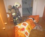 Menschenrettung nach Küchenbrand