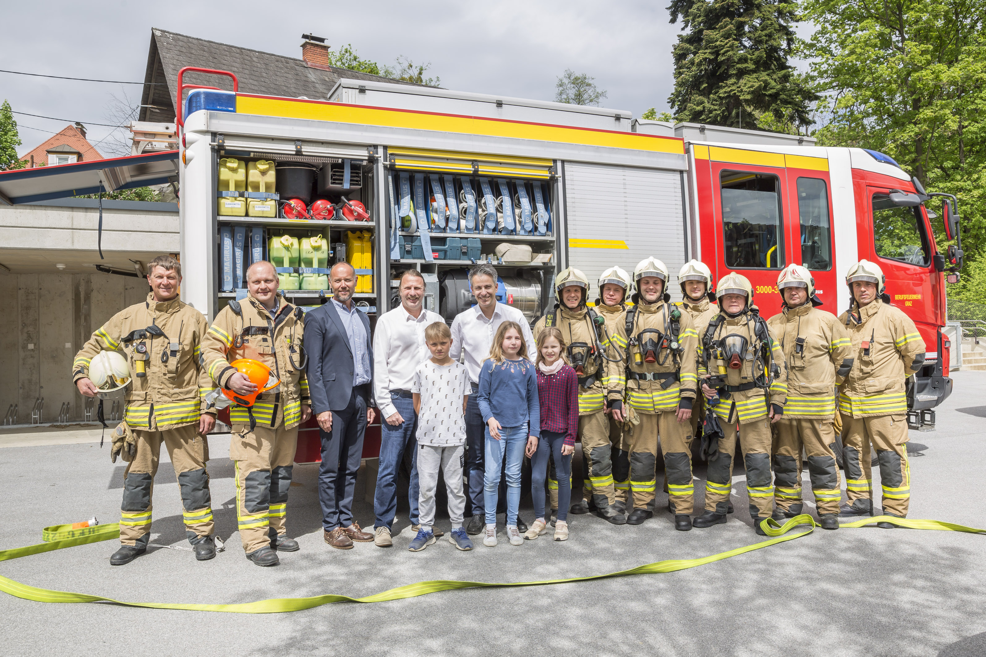 Neues Brandschutzprojekt für Grazer Volksschulen © BF-Graz Neues Brandschutzprojekt für Grazer Volksschulen