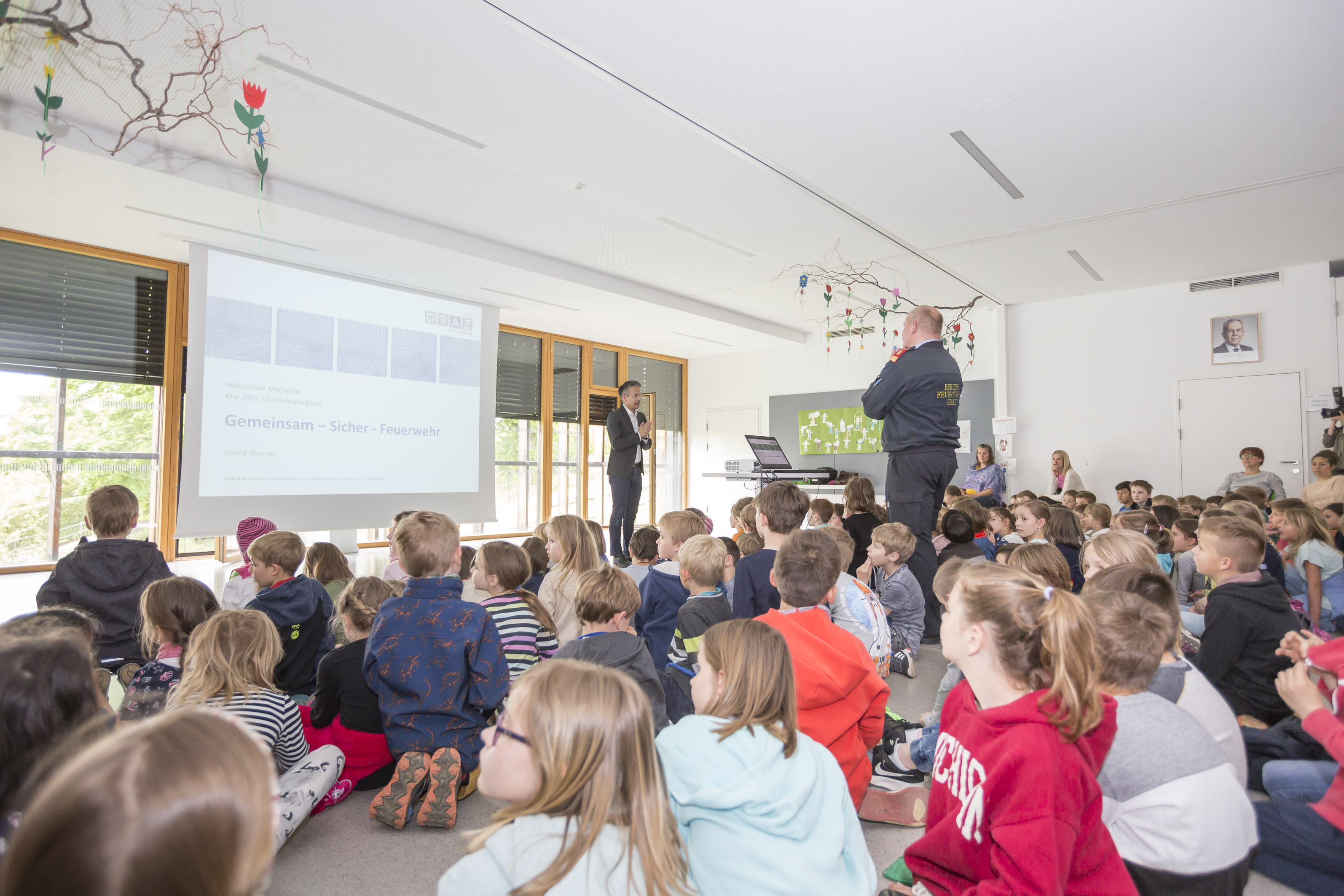 Neues Brandschutzprojekt für Grazer Volksschulen