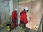Brand entpuppte sich als Gerüsteinsturz © BF-Graz Brand entpuppte sich als Gerüsteinsturz © BF-Graz