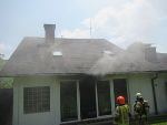 Brand eines Hauses - Außen