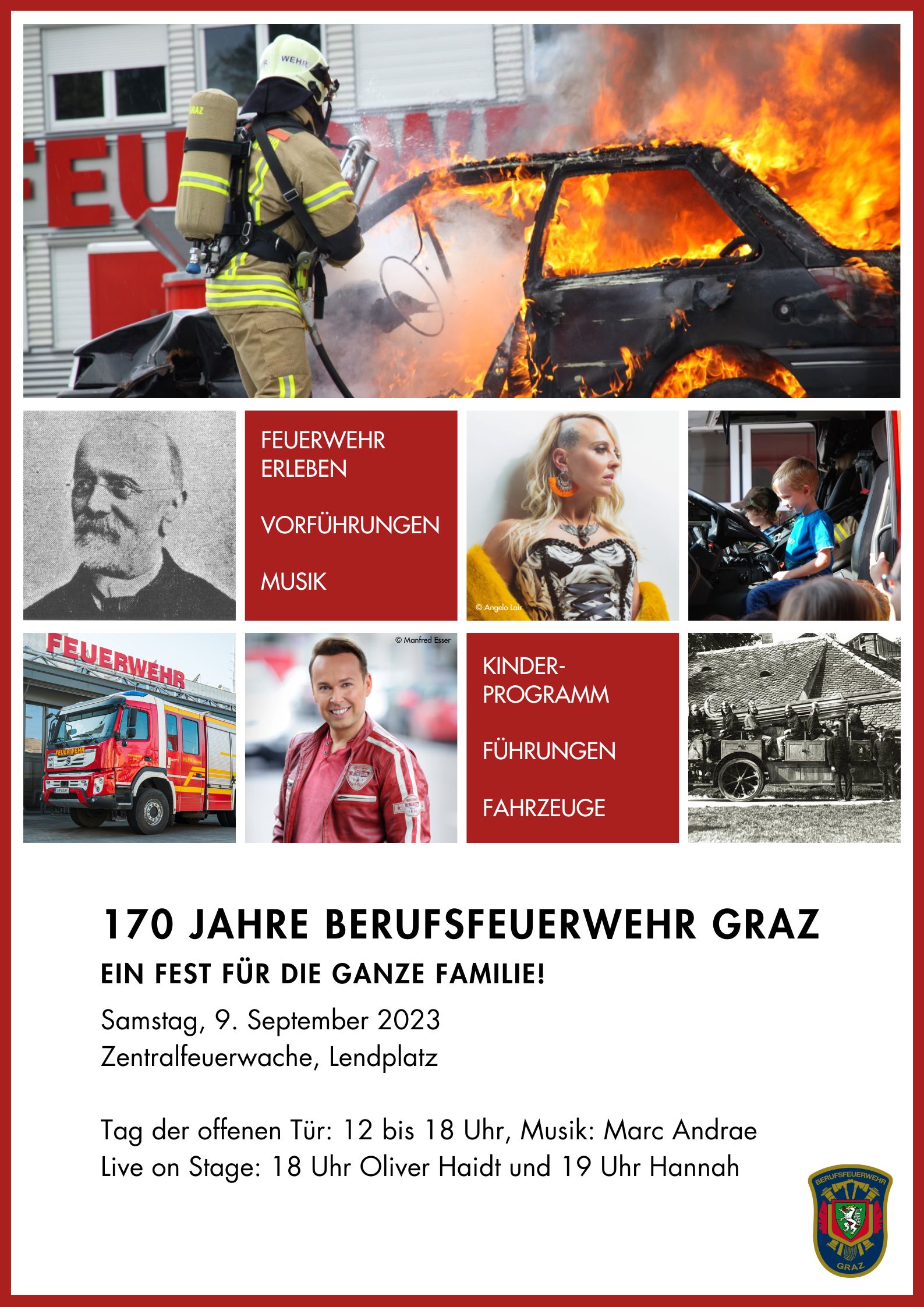 170 Jahre Berufsfeuerwehr Graz