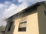 Brand eines Hauses © BFGraz Brand eines Hauses