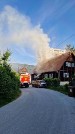 Brand eines Hauses2 © Bf-Graz Brand eines Hauses2